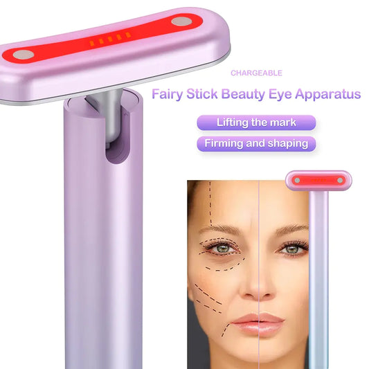 Face Massage Red Light Therapy Wand